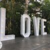 5ft LOVE Letters on hire from Eventech UK